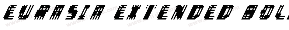 Eurasia Extended Bold字体转换